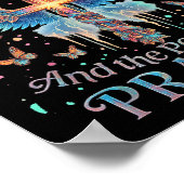 I Believe In God And The Wer Of Prayer Butterfly C Poster (Hoek)