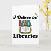 i believe in libraries kaart (Gele Bloem)