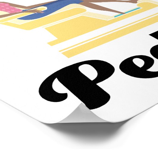 i believe in pedicures poster (Hoek)