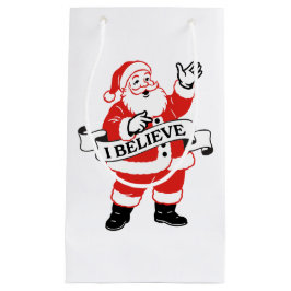 I Believe in Santa - Vintage Art Klein Cadeauzakje