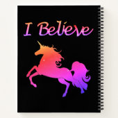 I Believe in Unicorns Notitieboek (Achterkant)