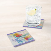 I Believe In Unicorns Rainbow Follow Your Dreams Kartonnen Onderzetters (Insitu)