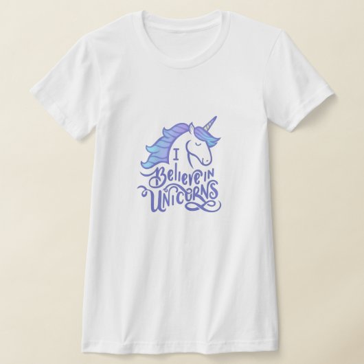I Believe in Unicorns Sticker t shirt design (Laagn)