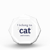 I Belong to Cat Fotoblokken (Voorkant)