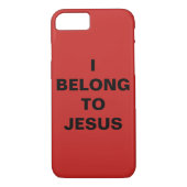 "I Belong To Jesus" Apple iPhone 8/7 Hoesje (Achterkant)