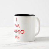 I BEN GEWELDIGE koffie-mok Tweekleurige Koffiemok (Voorkant rechts)