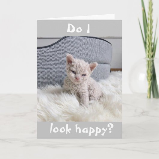 **I BEN GEZEGD OMDAT IK JE BIRTHDAY* KAART VERGETE (Voorkant)