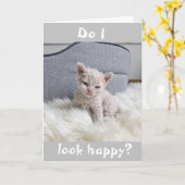 **I BEN GEZEGD OMDAT IK JE BIRTHDAY VERGETEN** KAA KAART (Gele Bloem)