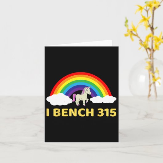 I Bench 315 Bench Press 315 Lb Club Bodybuilding S Kaart (Gele Bloem)