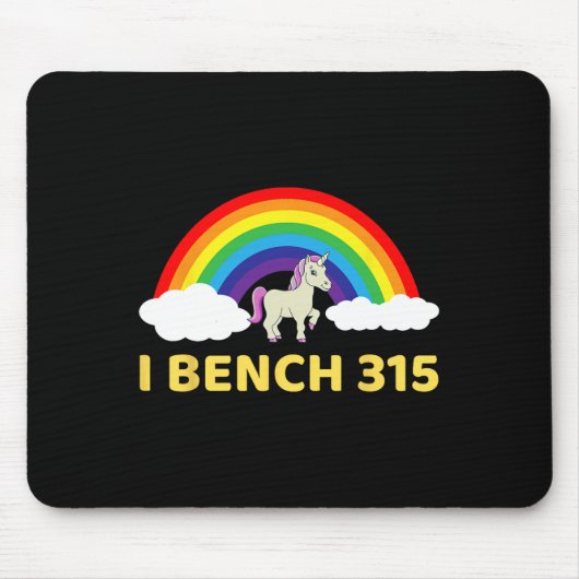 I Bench 315 Bench Press 315 Lb Club Bodybuilding S Muismat (Voorkant)