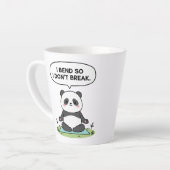 “I Bend So I Don’t Break” panda design Latte Mok (Linkerhoek)