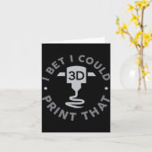 I Bet I Could Print That Kaart (Gele Bloem)