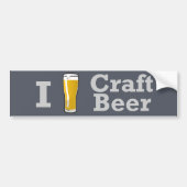 I [bier] Craft Beer Bumpersticker (Voorkant)