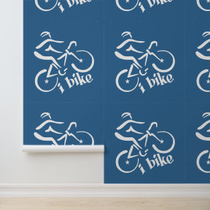 I BIKE aangepaste kleur Behang