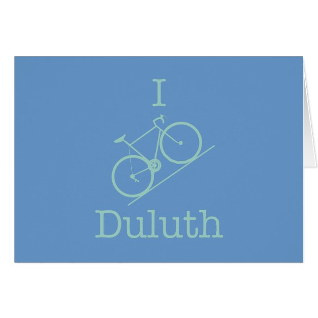 I Bike Duluth (Voorkant Horizontaal)