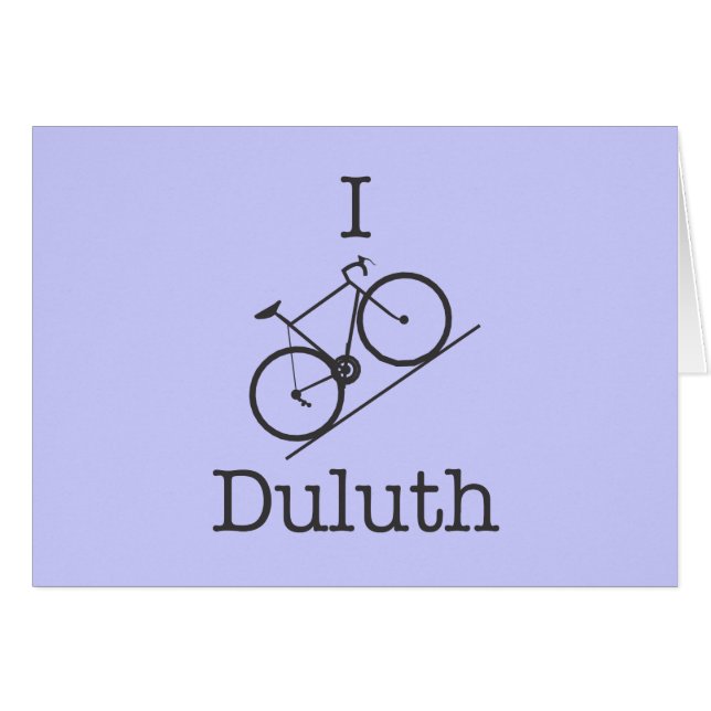 I Bike Duluth (Voorkant Horizontaal)