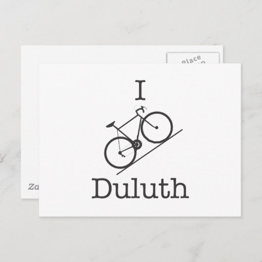 I Bike Duluth Briefkaart (Voorkant / Achterkant)