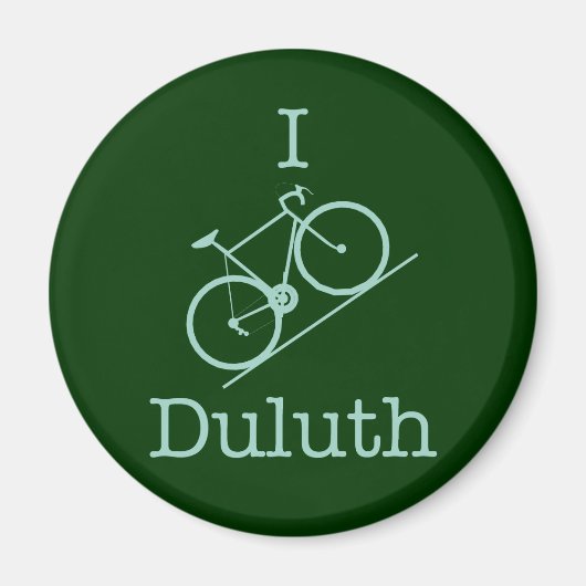 I Bike Duluth Magneet (Voorkant)