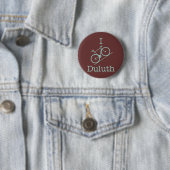 I Bike Duluth Ronde Button 5,7 Cm (In situ)
