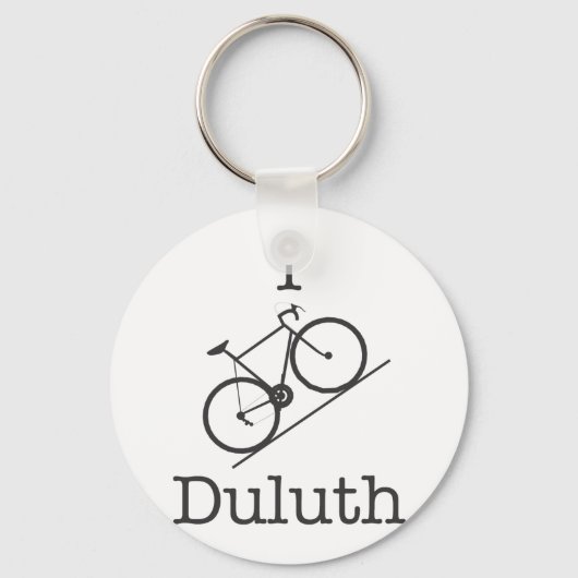 I Bike Duluth Sleutelhanger (Voorkant)