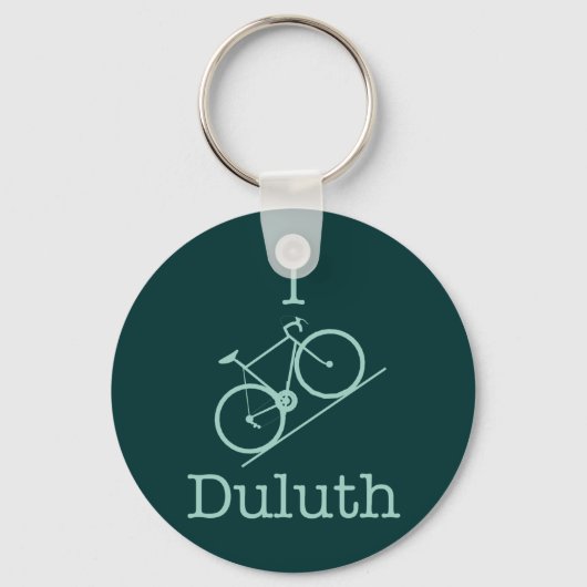 I Bike Duluth Sleutelhanger (Voorkant)