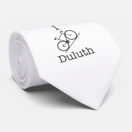 I Bike Duluth Stropdas (Opgerold)