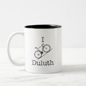 I Bike Duluth Tweekleurige Koffiemok (Links)