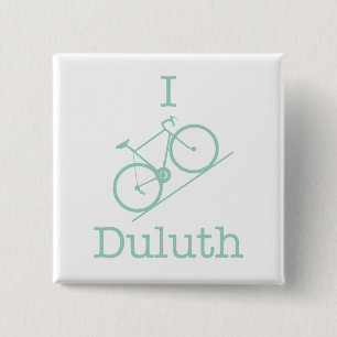 I Bike Duluth Vierkante Button 5,1 Cm