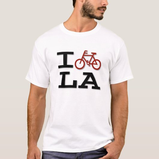 I Bike LA T-shirt (Voorkant)
