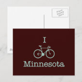I Bike Minnesota Briefkaart (Voorkant / Achterkant)