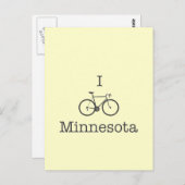 I Bike Minnesota Briefkaart (Voorkant / Achterkant)