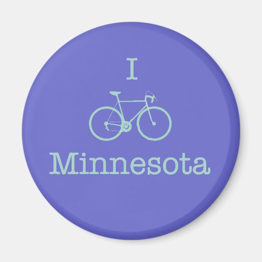 I Bike Minnesota Magneet (Voorkant)