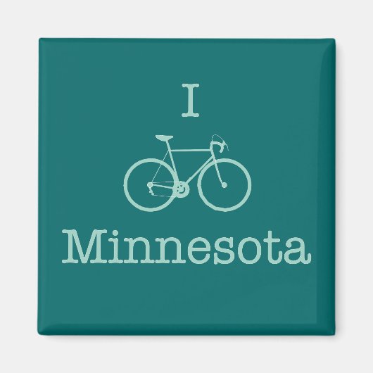 I Bike Minnesota Magneet (Voorkant)