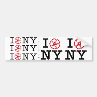 I Bike NY Bumpersticker