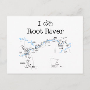 I Bike Root River Briefkaart