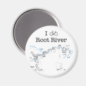 I Bike Root River Magneet (Voorkant / Achterkant)