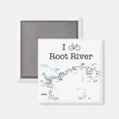 I Bike Root River Magneet (Voorkant / Achterkant)