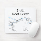 I Bike Root River Muismat (Met muis)