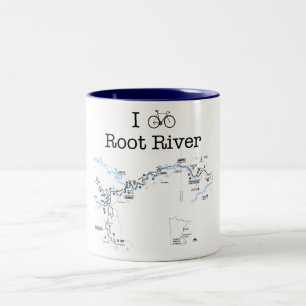 I Bike Root River Tweekleurige Koffiemok