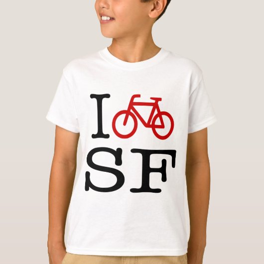 I Bike SF T-shirt (Voorkant)