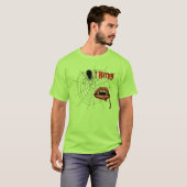 I Bite Mannen of Weemens T-Shirt {Kalm Groen} (Voorkant volledig)