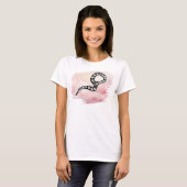 I Bite Timber Rattle Snake on Pink T-shirt (Voorkant volledig)