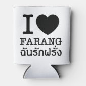 I Black Heart (Love) Farang Blikjeskoeler (Voorkant)