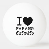 I Black Heart (Love) Farang Pingpongbal (Voorkant)