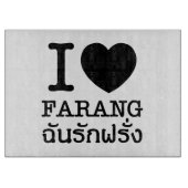 I Black Heart (Love) Farang Snijplank (Voorkant)