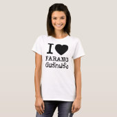 I Black Heart (Love) Farang T-shirt (Voorkant volledig)