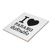 I Black Heart (Love) Farang Tegeltje (Zijkant)