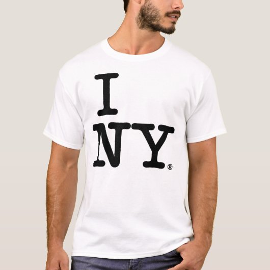 I (blanco) NY T-shirt (Voorkant)