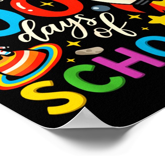 I Blasted Through 100 Days Of School Celebration  Poster (Hoek)