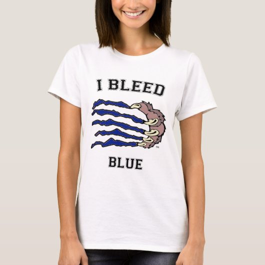 I Bleed Blue Claw T-shirt (Voorkant)
